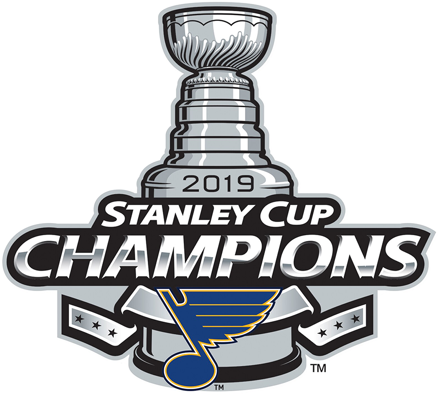 St. Louis Blues 2018 19 Champion Logo iron on paper